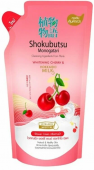 Крем-гель для душа вишня и молочко Хоккайдо SHOKOBUTSU, 500мл