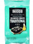 Морская капуста NICOS Seaweed Snack Традиционная, 4г