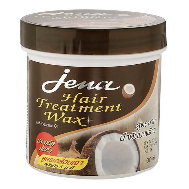 Восстанавливающая маска для волос с кокосовым маслом Jena 500г (Jena Hair Treatment Wax with coconut oil 500g)