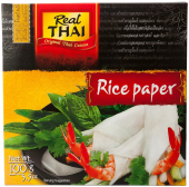 Рисовая бумага для еды и спринг роллов Тайская 16см REAL THAI, 