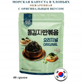 Kim's & Lee's Морская капуста в хлопьях сушеная, обжаренная с оригинальным вкусом 40г