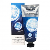 FarmStay Visible Difference Hand Cream Collagen Укрепляющий крем для рук с коллагеном, 100мл