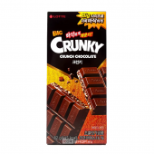 LOTTE "Big curnky crunch chocolate" большой хрустящий шоколад "Кранки" 82гр