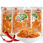 Грибы Эноки Shuangsheng Золотые нити маринованные, 250гр.