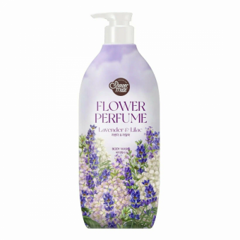 Гель для душа парфюмированный PURPLE FLOWER PERFUMED LAVENDER & LILAC KERASYS, 900мл