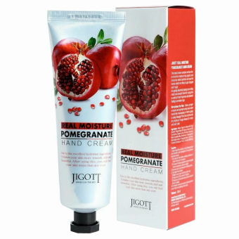 Крем для рук гранат JIGOTT Real Moisture POMEGRANATE Hand Cream, 100мл