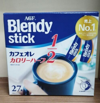 AGF Кофе Blendy Stick Cafe Ole низкокалорийный 5,4гр/27/6 п/э