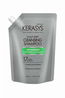 Шампунь SCALP DEEP CLEANSING SHAMPOO KERASYS, 500мл