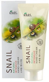 EKEL Snail Natural Intensive Hand Cream Питательный крем для рук с муцином улитки 100мл