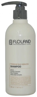 Шампунь FLOLAND PREMIUM SILK KERATIN SHAMPOO